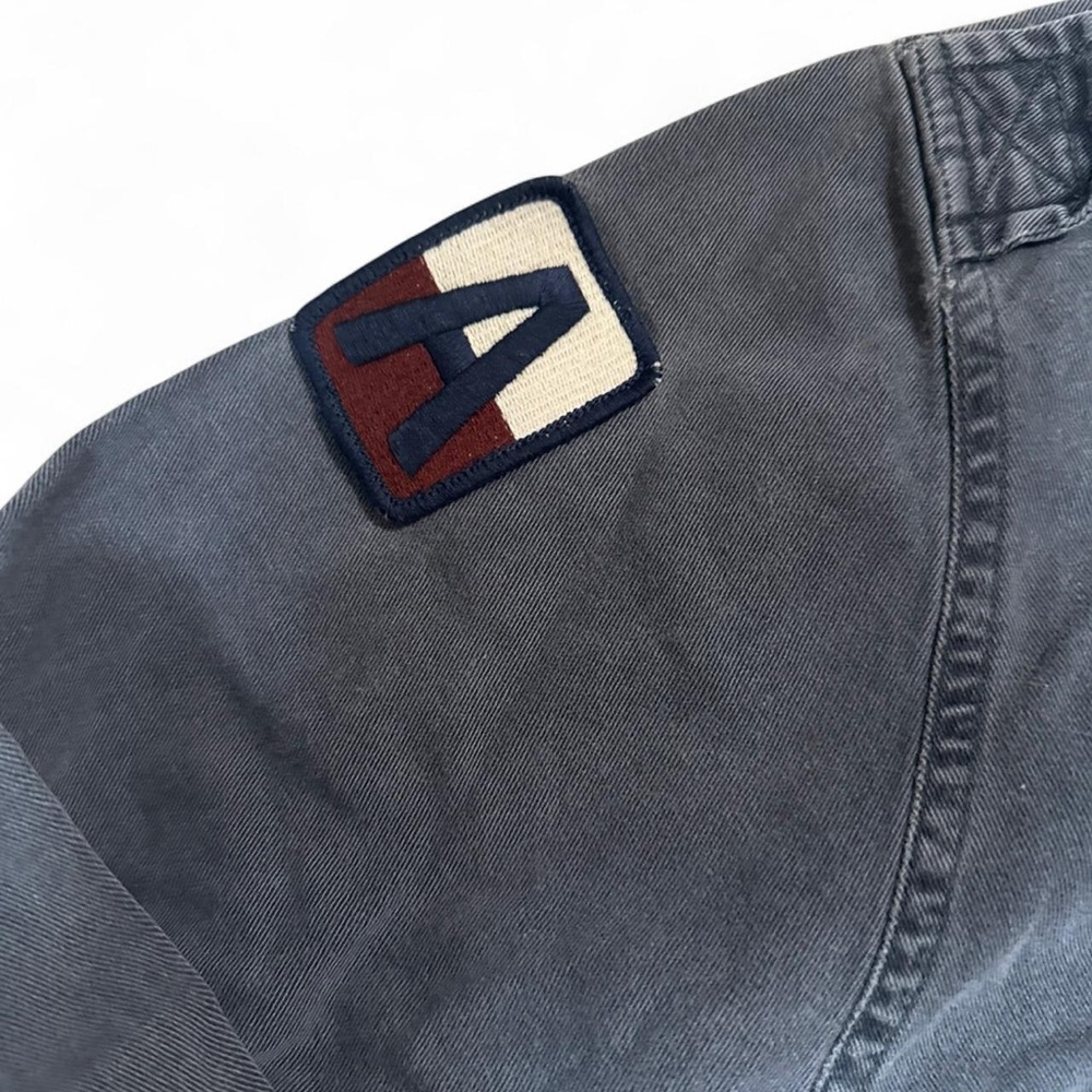 Abercrombie & Fitch Men’s Gray Military Utility Long‎ Sleeve Shirt Size Large - Picture 3 of 6
